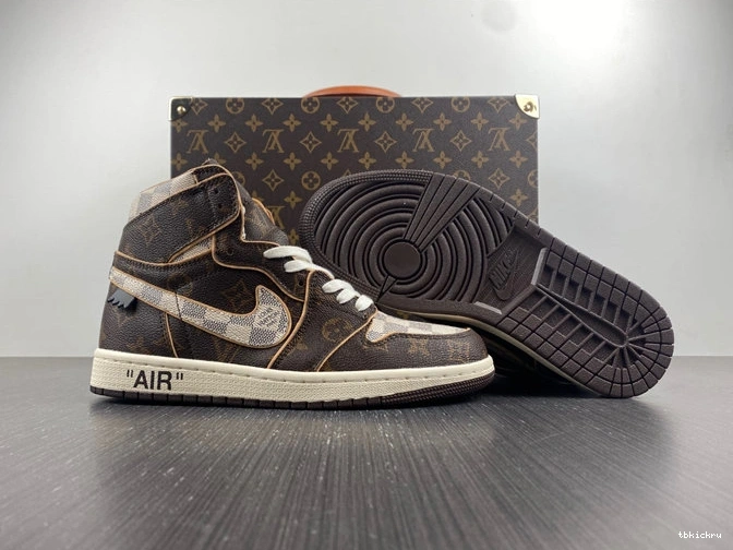 Reps TBkick LV. Durable x Air OFF-WHITE Jordan 3576 1 1014
